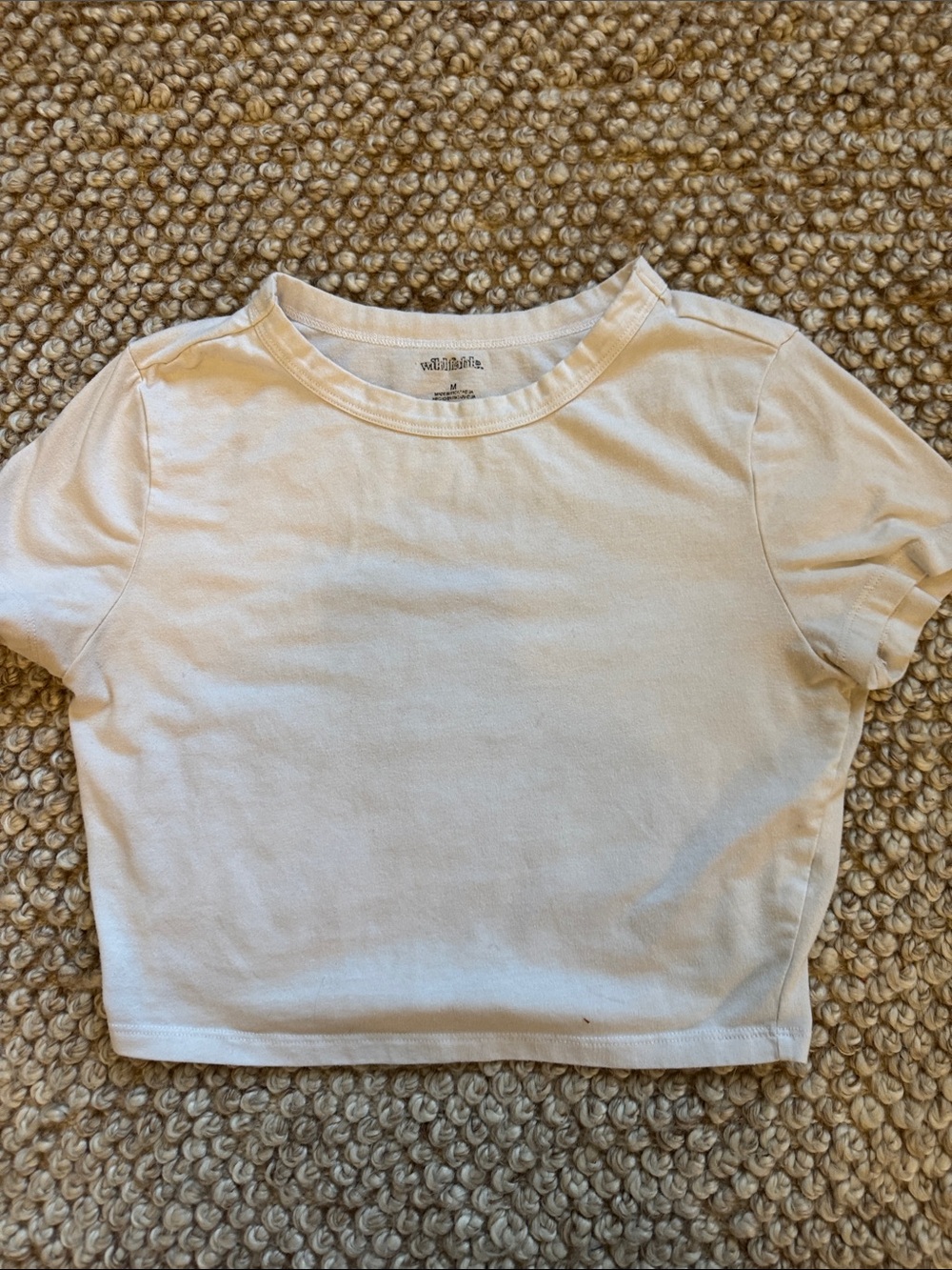 Cropped Sleeve Tee Set - Black, White & Gray (Abercrombie, Open Edit, Target) - Picture 4 of 7